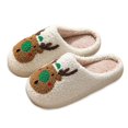 thumbnail image 3 of Christmas Slippers for Couple Trendy Cartoon Indoor Footwear Soft Comfort Non Slipping Fall Winter Slipper - Green Size: 6.5, 3 of 8