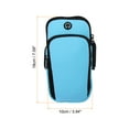 thumbnail image 2 of Uxcell Phone Arm Band for Running Armband Cell Phone Holder Running Phone Carrier Blue, 2 of 5