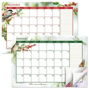 Current 2026 - 2027 Year of Birds Desk Calendar Pad, 11-Inch x 16-1/4-Inch Size, Large 24-Month Bookstore-Quality Calendars for Kitchen & Office