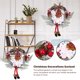 thumbnail image 5 of Guirnalda de Navidad artificial adorno de guirnaldas de ramas muertas exquisitas (anciano) Sywqhk Libre de BPA, 5 of 9