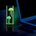 thumbnail image 3 of Yeacher Jellyfish LED Mood Night Lamp Desktop Light Tank Effects 16 Color Changing with Remote, 3 of 8