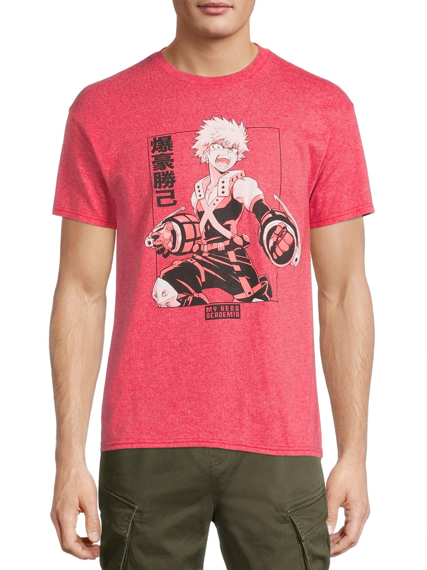My Hero Academia Men's & Big Men's Anime Graphic Tees Shirts, 2-Pack, Sizes S-3XL, My Hero Academia Mens T-Shirts - image 2 of 6