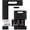 3 Black and White, variant on COOK WITH COLOR 4-Piece Non-Slip Cutting Board Set with Easy Grip Handle, Black