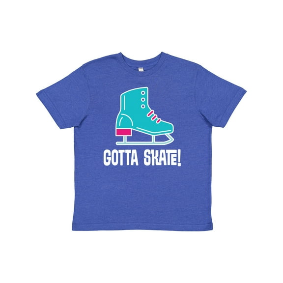 Inktastic Ice Skating Gotta Skate Youth T-Shirt