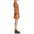 thumbnail image 3 of Free People Womens Floral Fit & Flare Dress, Orange, 8, 3 of 3