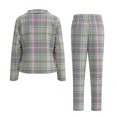 thumbnail image 2 of Pijama Secret Treasures Talla 6 Saco con Botones de Cuadros Verde, 2 of 4