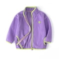 thumbnail image 2 of THDHVS Winter Coats for Girls,Unisex Kids Solid Outdoor Light Windproof Jacket Purple, 2 of 4
