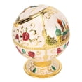 thumbnail image 1 of Cenicero de estilo europeo Vintage Art Craft a prueba de viento de metal redondo bola Cenicero para cigarrillos, 1 of 8