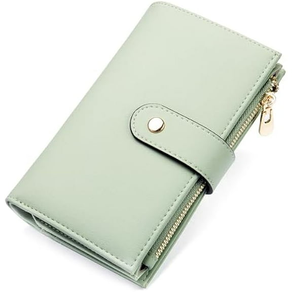 ZCLeather Wallets for Women Clutch Wallet