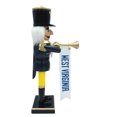 thumbnail image 2 of West Virginia Mountaineers 14" Bugler Nutcracker, 2 of 2