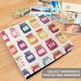 thumbnail image 4 of FORMRS 3 Ring Photo Album 4"x6" Self Adhesive Large Capacity PU Leather Cover, Colorful Jam, 4 of 8