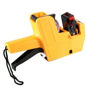 Hot Pricing Label Machine Labeling Machines Pricing Machine Labeller Price Tag Sticker Machine Labeller Marking Pricing Labeler +One Roll Gift Lable Stickers(400pcs)+One Re-Ink Roller, Yellow