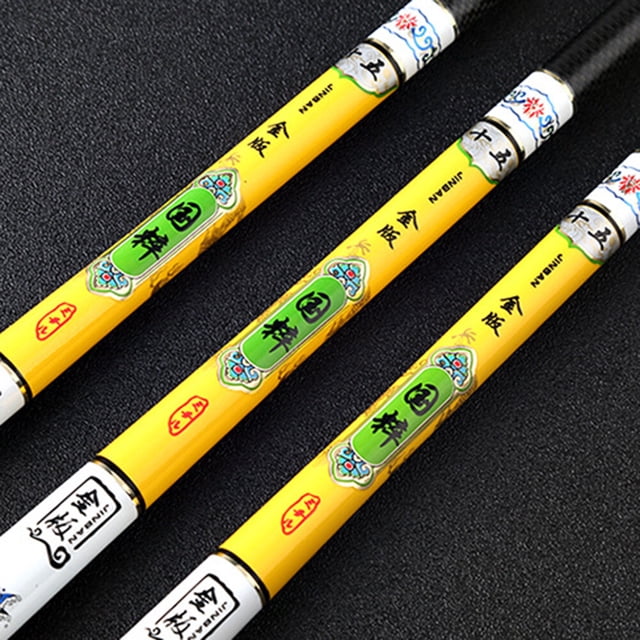 thinsony 4.5/5.4m Stream Fishing Rod Pool Carbon Hard Fishing Rod Portable Fishing Gear Rod