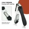 thumbnail image 3 of EIGTHTAIL Nail Clipper 360 Degree Rotary Sharp Stainless Steel Blade Toenail Clippers Trimmer, 3 of 9