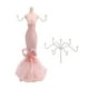 thumbnail image 2 of Vestido modelo de soporte pendiente de maniquí de flor falsa torre colgante rosa para el hogar ANGGREK Otros, 2 of 8