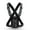 Black, variant on Adjustable Reflective Safety Vest High Visibility Safety Jacket with Strap for Night Work Running Bicycle