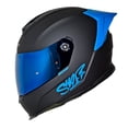 thumbnail image 1 of Casco Cerrado Certificado Talla XL Moto Shaft Negro Azul Mate, 1 of 3