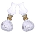 thumbnail image 2 of 2pcs Vintage Style Large Chamber Oil Lamp Hurricane Kerosene Lantern, 2 of 2