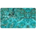 thumbnail image 2 of Marble Kitchen Mats Set 2 Pieces Super Waterproof Non-Slip Burlap Weave Heavy PVC Kitchen Rugs Machine Washable Kitchen Floor Mat for Kitchen,Floor, Bathroom, Sink, Laundry., 2 of 6