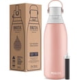 thumbnail image 2 of Brita Premium Stainless Steel Water Bottle with Filter, 32 Ounce, BPA Free, Rose, 2 of 9