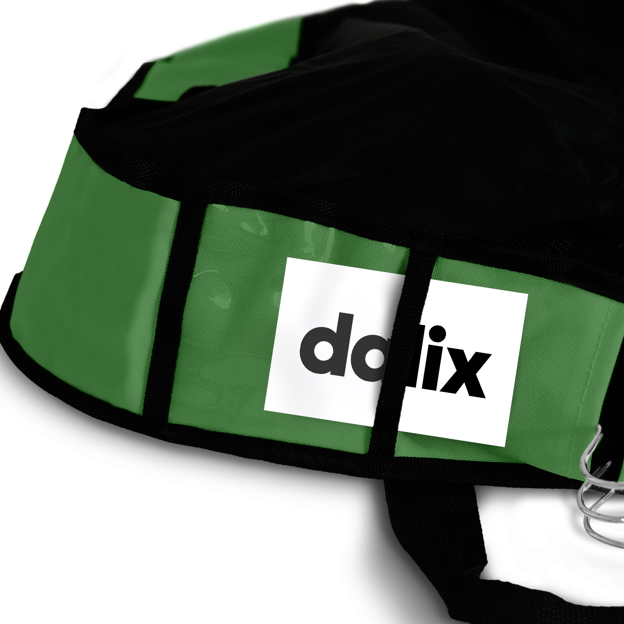 DALIX 39" Business Garment Bag Cover for Suits and Dresses Clothing Foldable w Pockets in Dark Green