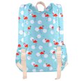 thumbnail image 3 of Ladies Backpack Cartoon Cat Flamingo Nylon Backpack School Backpack Travel Rucksack, 3 of 10