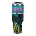 thumbnail image 2 of Scooby-Doo 40 Oz Tumbler with Handle And Straw, Stainless Steel Double Wall Vacuum Insulated Coffee Cup Travel Mug Gifts for Women & Men, 2 of 8