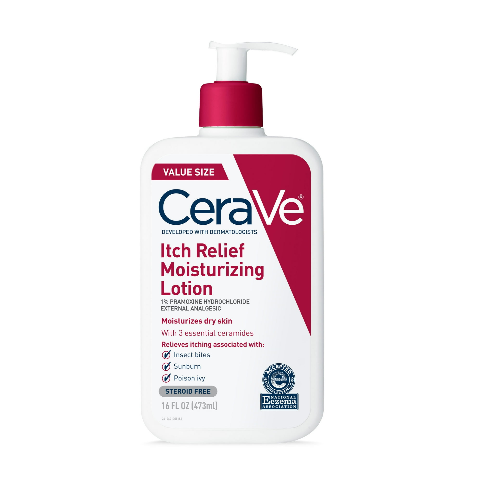 CeraVe Moisturizing Itch Relief Lotion with Pramoxine