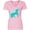 AD-Pink, variant on Inktastic Aqua Unicorn Women's V-Neck T-Shirt