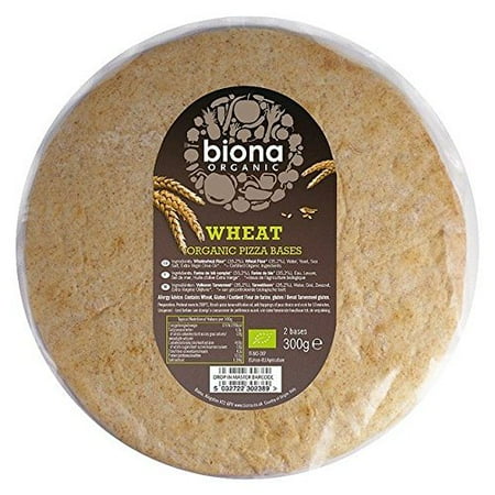 Biona Organic 2 Wholewheat Pizza Bases - 300g