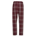 thumbnail image 3 of Women's Burgundy Wisconsin Timber Rattlers Haley Flannel Sleep Pants, 3 of 3