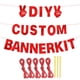 thumbnail image 3 of Kit de Banderines MFLUEEWR 129 Piezas Brillantes Feliz Cumpleaños Boda, 3 of 7