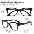 thumbnail image 3 of MAGMALIFE Lentes para Computadora Paquete de 2 Piezas con Tecnología Blue Light y Protección UV400, Antirreflejantes, Unisex, Sin Graduación, Diseño Moderno, Gafas para Oficina, Estudio o Pantalla, 3 of 9