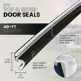 thumbnail image 3 of M-D Building Products 91810 40 ft. Black Vinyl-coated Foam Top and Sides Door Seal for Doors with Kerf/Channel, 3 of 7