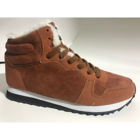 

YOTAMI Womens Shoes Winter Men And Couples Warm Cotton Shoes And Snow Boots Trendy Brown
