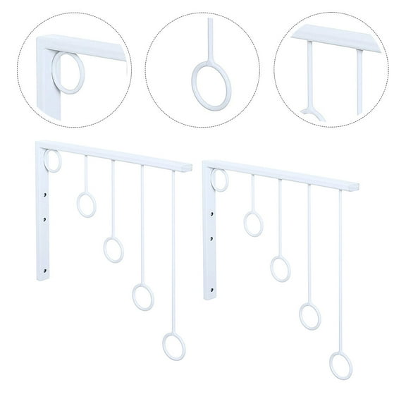 MLINS  Bedroom Multiple Display Stand Clothes Rack Hook Ring Hanger