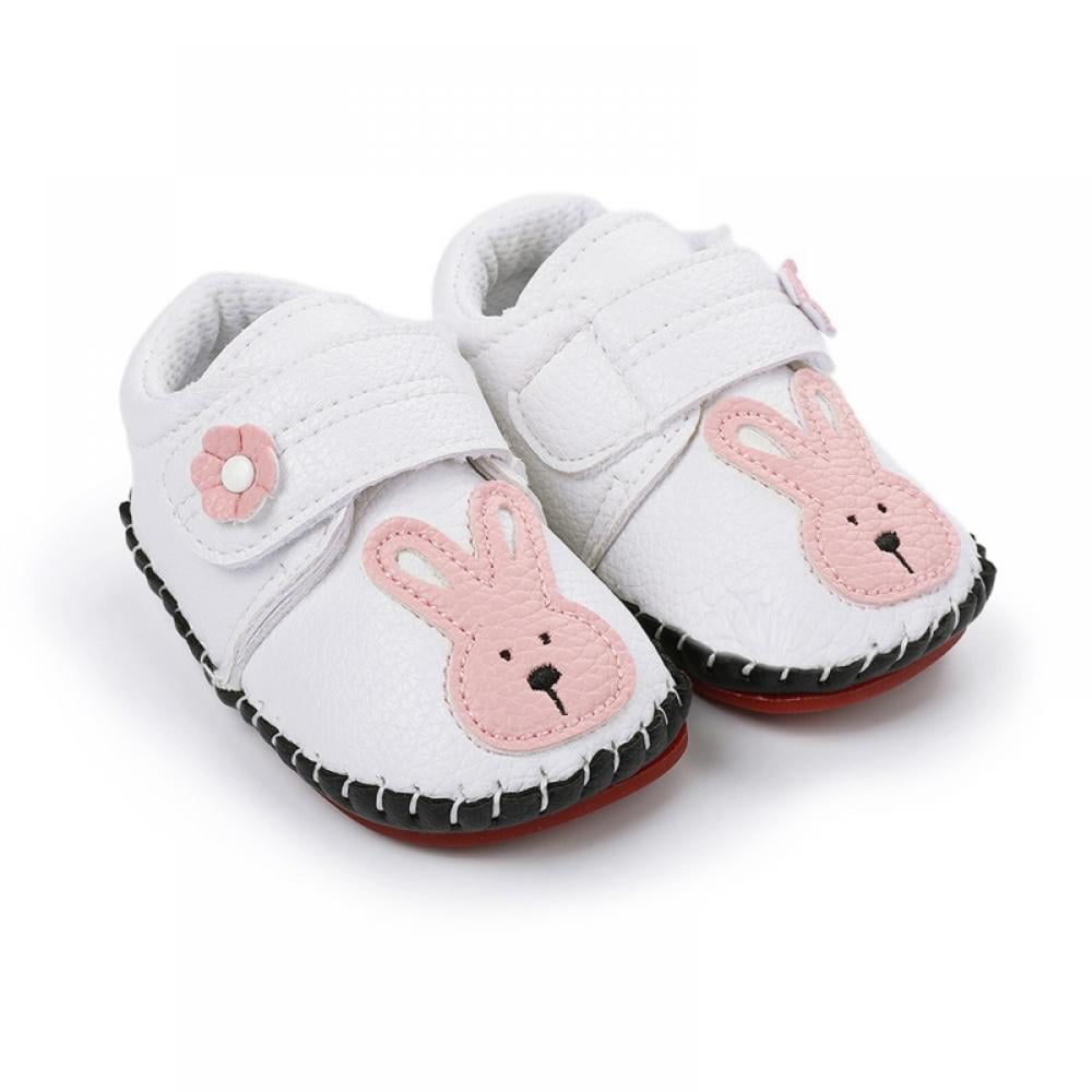 Blaward Newborn Baby Girl Mary Jane Shoes Infants Anti-Slip Princess First Walking Shoes for 0-18Months