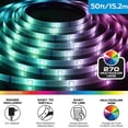 thumbnail image 3 of Monster Indoor 50ft RGB Remote Control Peel-and-Stick Installation LED Light Strip, 3 of 4