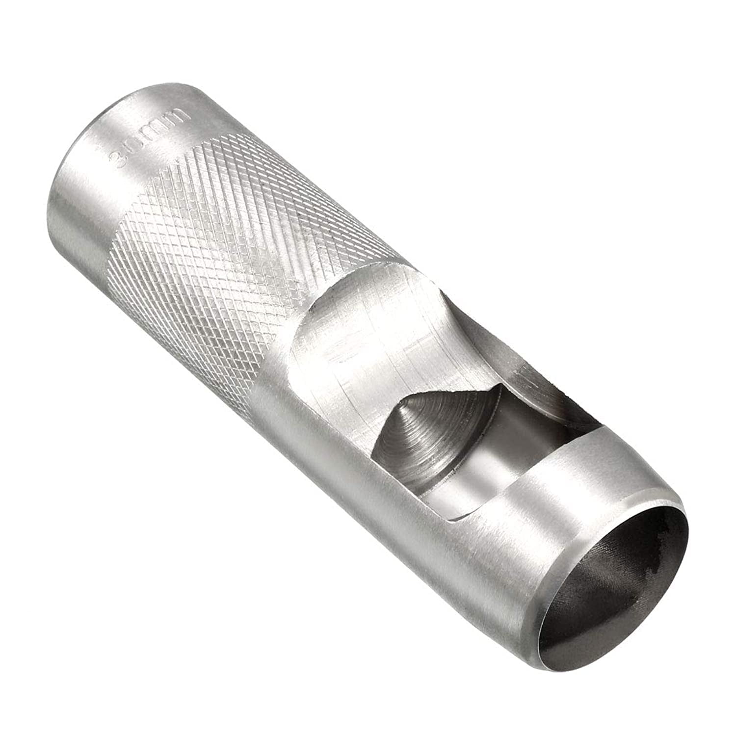 uxcell Round Steel Leather Craft Hollow Hole Punch 30mm for Leather