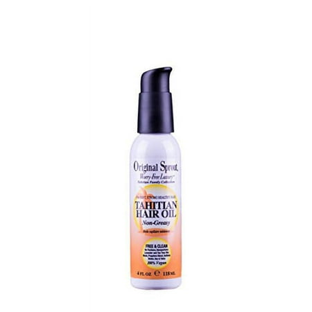 Original Sprout Tahitian Hair Oil 4 Oz