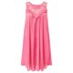 thumbnail image 5 of Gibobby Vestido lentejuelas Vestido liso informal para mujer, sin mangas, cuello redondo, vestido de empalme de encaje, suéter, vestido suelto（Rojo， Talla única), 5 of 5