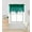 HUNTER GREEN, variant on 1PC WAVE ROD POCKET SILKY SMALL WINDOW CURTAIN WATERFALL VALANCE SWAG TOPPER