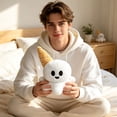 thumbnail image 4 of Halloween Ice Cream Ghost Plush Toy, Soft White Spooky Cute Ghost Stuffed Doll for Home Decor and Daily Collection,8.3in, 4 of 6