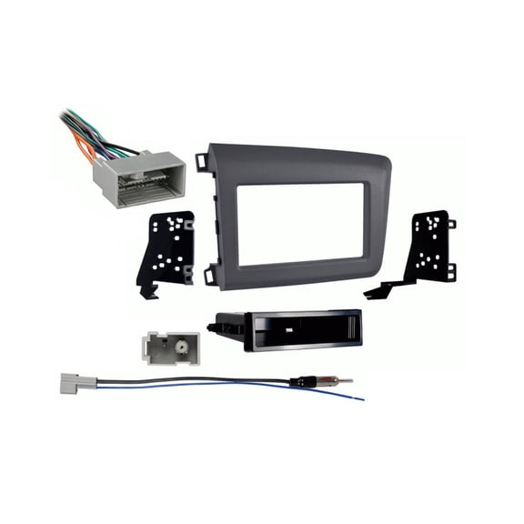 Fits Honda Civic 2012 Metra Single or Double DIN Dash Kit with Harmony Radio Harness