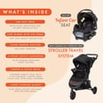 thumbnail image 4 of Baby Trend Infant Stroller with Car Seat, Tango Pro & Ally 35, Brown, Travel System, 4 of 14