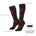 thumbnail image 5 of Bingfone Compression Socks for Women and Men Long Socks for Running Athletic Cycling Nurse-Roses, 5 of 8