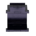 thumbnail image 3 of Heavy-Duty Blank Keystone Insert, Thermoplastic , Black, 25-Pack, 3 of 4