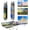 Eiffel Tower, variant on General Small Jigsaw Puzzles for Adults Mini Puzzles 150 Pieces Small Puzzles Micro Piece Jigsaw Puzzles Travel Challenging Difficult Puzzles Big Ben Santorini Puzzle 6" x 4", Pack of 3