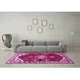 thumbnail image 3 of Ahgly Company Indoor Square Persian Pink Traditional Area Rugs, 5' Square, 3 of 4