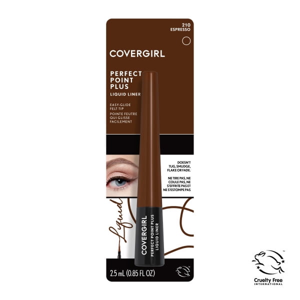 COVERGIRL Perfect Point Plus Liquid Eyeliner, No Smudge, Precise Tip, Lasts up to 12 Hours, 100% Cruelty-Free